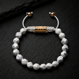 Pulsera Pulsera Howlita TORRELA con piedras naturales
