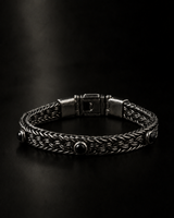 Pulsera SLIM California & Onix TORRELA en Plata .925 y piedra natural