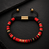 Pulsera Tulum Collection - Coral Gold TORRELA con piedras naturales