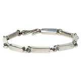 Pulsera Eslabones Rectangulares TORRELA en Plata .925
