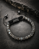 Pulsera Labradorite Heishi Bracelet TORRELA con piedras naturales