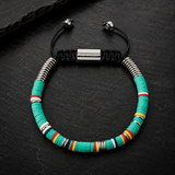 Pulsera Tulum Collection - Turquoise Silver TORRELA con piedras naturales