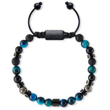 Sodalita Azul con Heishi Onix & Volcánicas — TORRELA Jewelry