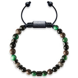 Ónix, Jaspe & Ojo de Tigre Verde — TORRELA Jewelry