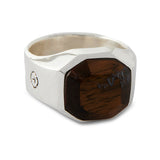 Signet Ring with Brown Tiger Eye — TORRELA Jewelry