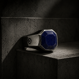 Anillo Blue Lapis Ring TORRELA en Plata .925 y piedra natural