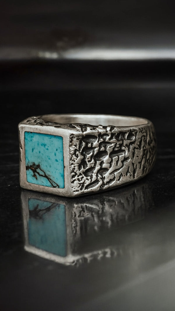 Rustic Squared with Turquoise