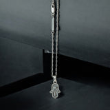 Collar Hamsa Necklace TORRELA en Plata .925