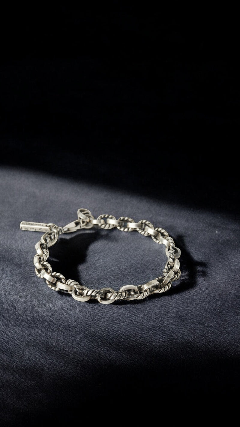 7mm Link Mix Bracelet