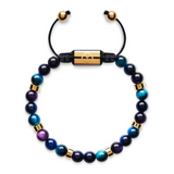 Amatista, Turquesa & Ojo de Tigre Azul GOLD — TORRELA Jewelry
