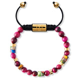 Ojo de Tigre Rosa & Heishis GOLD — TORRELA Jewelry