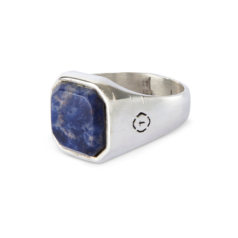 Anillo Hexagonal & Lapislázuli